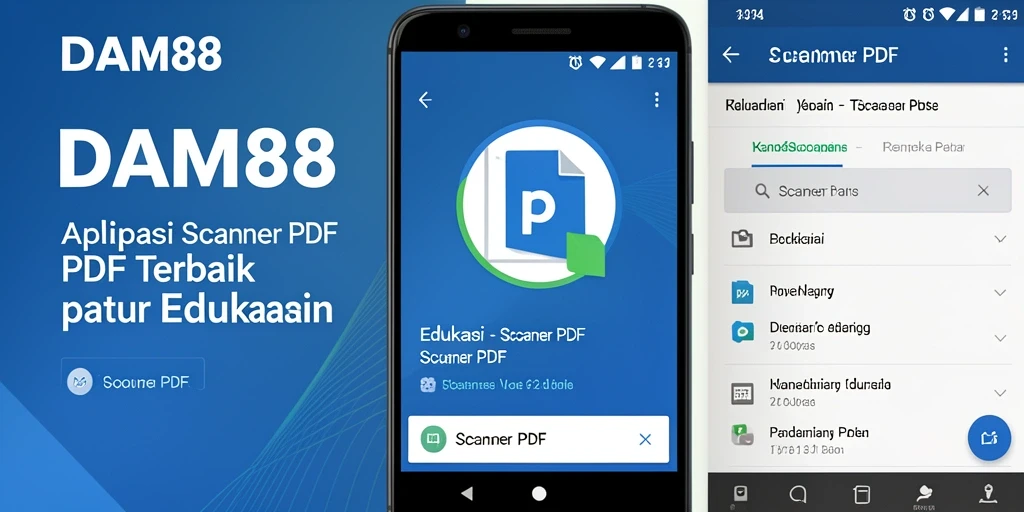 Tampilan antarmuka pemindaian PDF yang intuitif dan efisien.