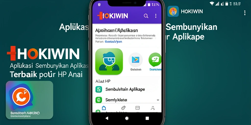 Antarmuka HOKIWIN yang sederhana dan intuitif untuk menyembunyikan aplikasi.