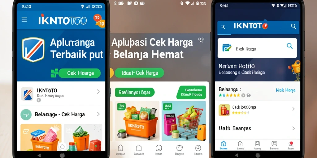 Tampilan antarmuka aplikasi IKNTOTO yang mudah digunakan untuk cek harga.