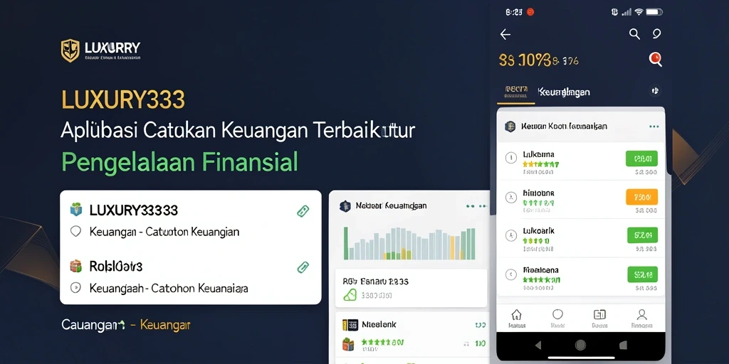 Antarmuka LUXURY333 yang sederhana dan fungsional.