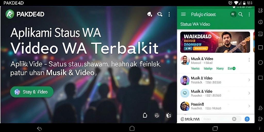 Tampilan antarmuka aplikasi PAKDE4D yang menarik dan modern.