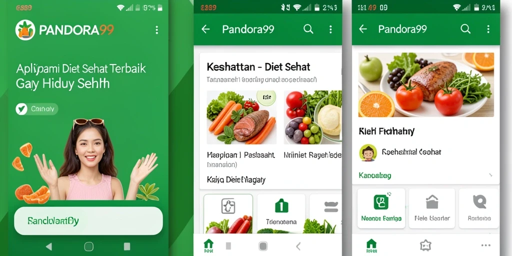 Antarmuka aplikasi PANDORA99 yang ramah pengguna dan menarik.