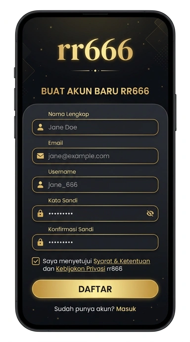 Buat Akun Baru di rr666 dengan Mudah